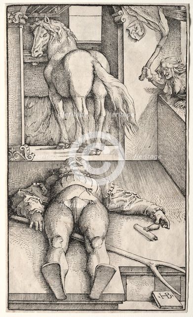 The Bewitched Groom, 1544. Creator: Hans Baldung (German, 1484/85-1545).