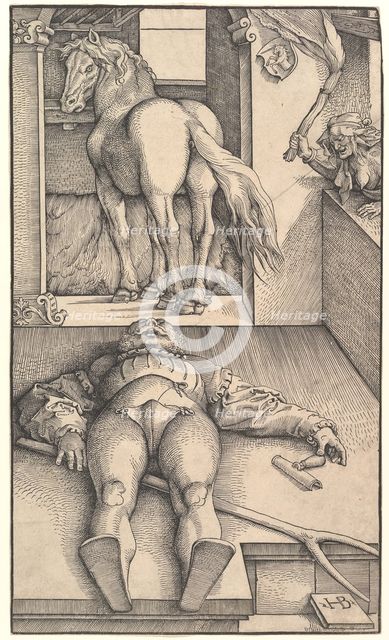 The Bewitched Groom, ca. 1544. Creator: Hans Baldung.