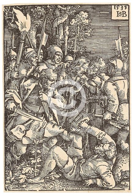 The betrayal of Christ, 1535. Creator: Beham, Hans Sebald (1500-1550).