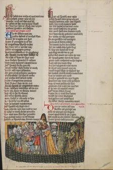The Betrayal of Christ; Weltchronik, about 1400-1410. Creator: Unknown