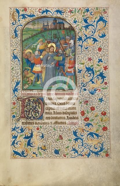 The Betrayal of Christ; Arenberg Hours, early 1460s. Creator: Willem Vrelant.