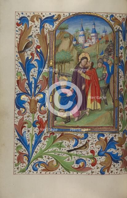 The Betrayal of Christ; Book of Hours, about 1450-1455. Creator: Master of the Lee Hours.