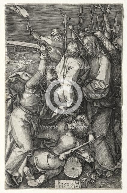 The Betrayal of Christ by Judas, 1508. Creator: Albrecht Dürer (German, 1471-1528).
