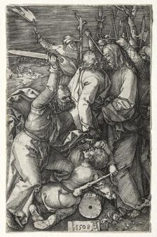 The Betrayal of Christ by Judas, 1508. Creator: Albrecht Dürer (German, 1471-1528)