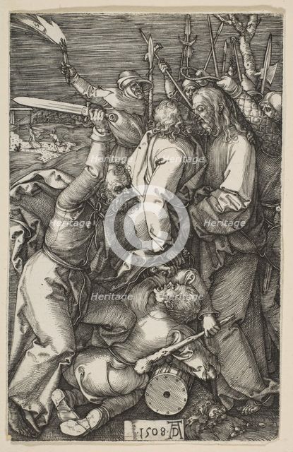 The Betrayal of Christ, from The Passion, 1508. Creator: Albrecht Durer.