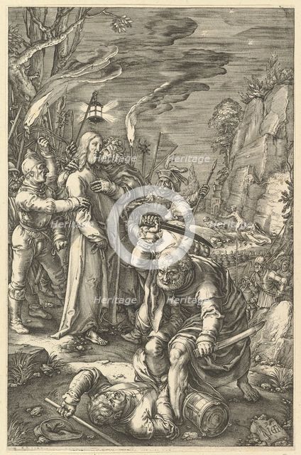 The Betrayal of Christ, from The Passion of Christ, ca. 1598-1617. Creator: Unknown.