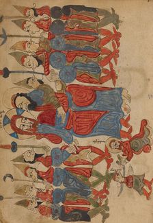 The Betrayal of Christ; Gospel Book, 1386. Creator: Unknown