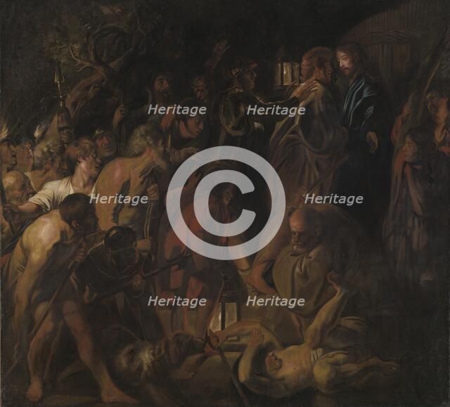 The Betrayal of Christ, late 1650s. Creator: Jacob Jordaens (Flemish, 1593-1678).