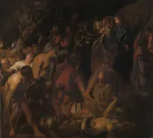 The Betrayal of Christ, late 1650s. Creator: Jacob Jordaens (Flemish, 1593-1678)