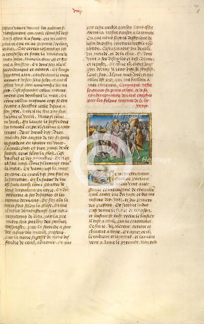 The Betrayal of Christ; Miroir Historial, about 1475. Creator: Unknown.