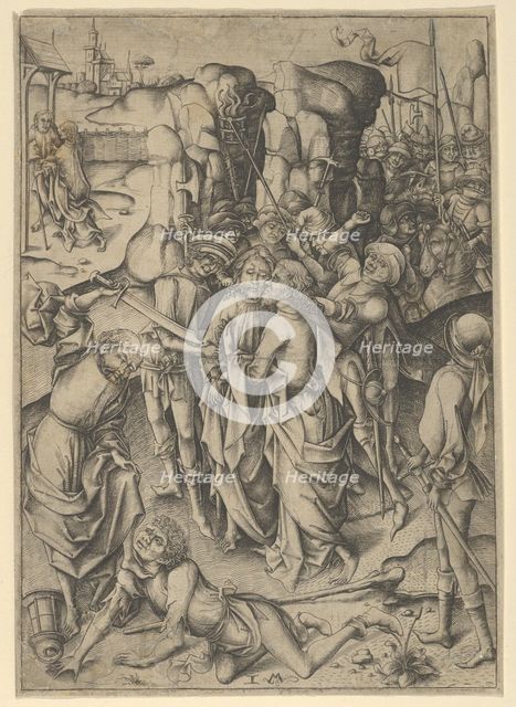 The Betrayal and Capture of Christ. Creator: Israhel van Meckenem.