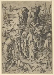 The Betrayal and Capture of Christ. Creator: Israhel van Meckenem