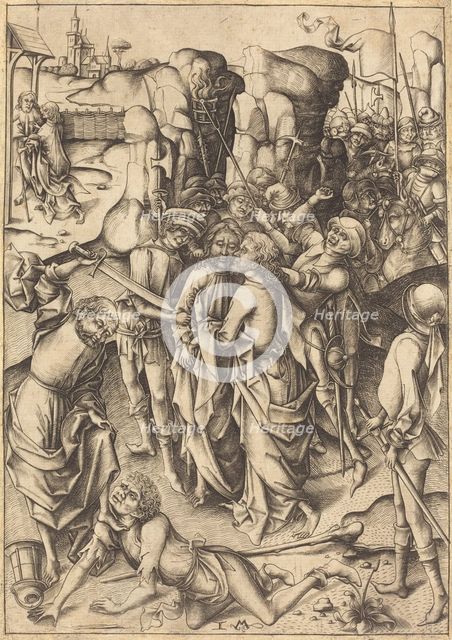 The Betrayal, c. 1480. Creator: Israhel van Meckenem.