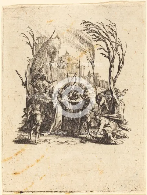 The Betrayal, c. 1624/1625. Creator: Jacques Callot.