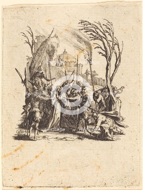 The Betrayal, c. 1624/1625. Creator: Jacques Callot.