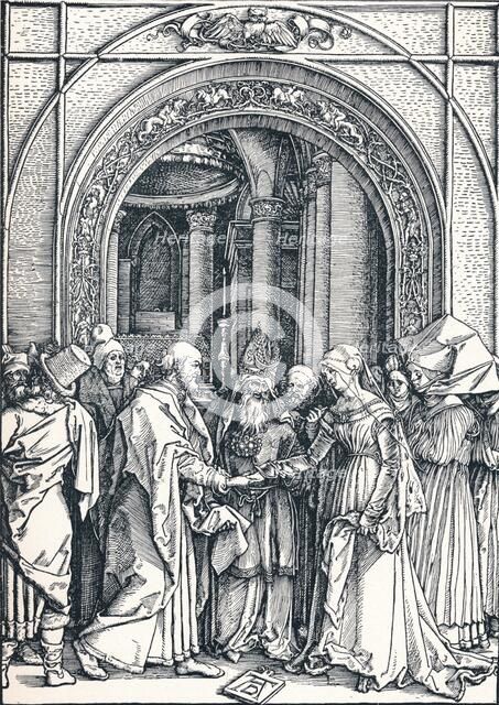 'The Betrothal of the Virgin', 1506 (1906).  Artist: Albrecht Durer.