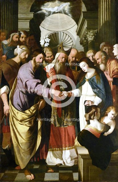 The Betrothal of the Virgin, 1651. Creator: Mateo Gilarte.