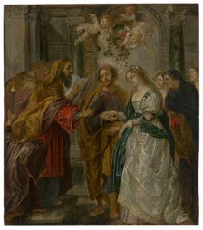 The Betrothal of the Virgin Mary, 1620-1630. Creator: Workshop of Peter Paul Rubens
