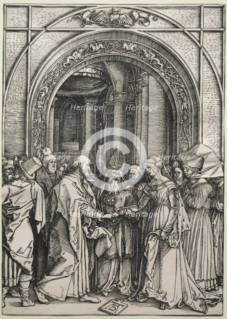 The Betrothal of the Virgin, c. 1504-1505. Creator: Albrecht Dürer (German, 1471-1528).