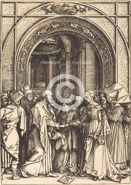 The Betrothal of the Virgin, c. 1504/1505. Creator: Albrecht Durer.