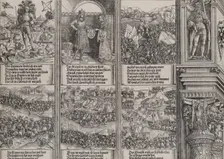 The Betrothal of Mary of Burgundy; Young Maximilian; The Struggle for the Burgundian Succe..., 1515. Creator: Hieronymus Andreae