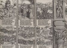 The Betrothal of Mary of Burgundy; Young Maximilian; The Struggle for the Burgundian Succe..., 1515. Creator: Hieronymus Andreae