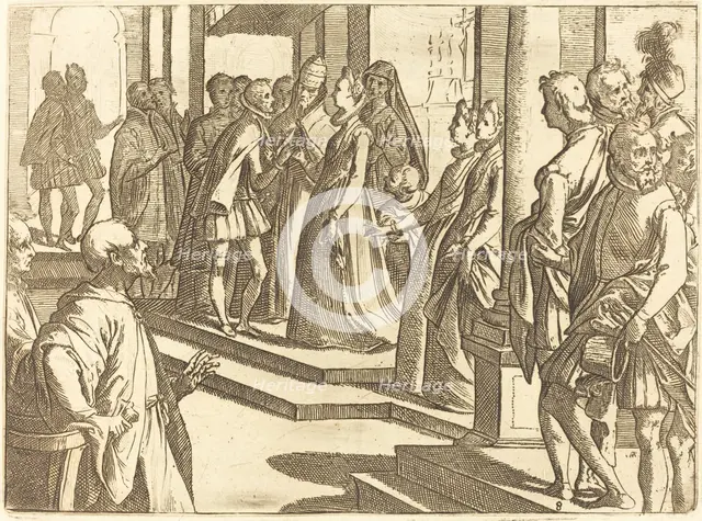 The Betrothal of Margaret of Austria to Philip III, King of Spain, 1612. Creator: Raffaello Schiaminossi.