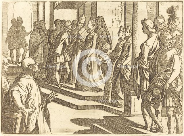 The Betrothal of Margaret of Austria to Philip III, King of Spain, 1612. Creator: Raffaello Schiaminossi.