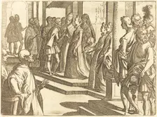 The Betrothal of Margaret of Austria to Philip III, King of Spain, 1612. Creator: Raffaello Schiaminossi