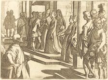 The Betrothal of Margaret of Austria to Philip III, King of Spain, 1612. Creator: Raffaello Schiaminossi