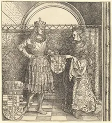 The Betrothal of Maximilian with Mary of Burgundy, 1511. Creator: Albrecht Durer