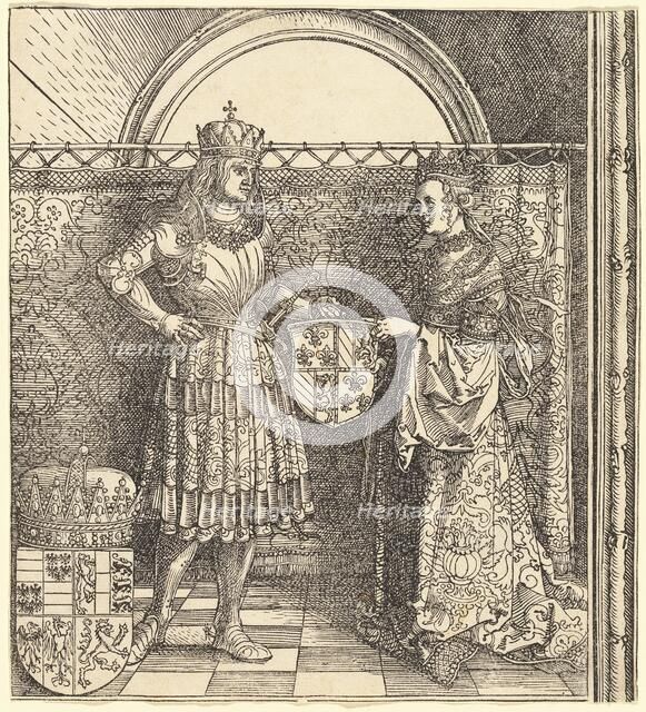 The Betrothal of Maximilian with Mary of Burgundy, 1511. Creator: Albrecht Durer.
