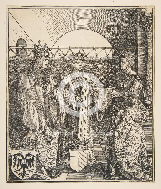 The Betrothal of Philip and Joanna.n.d. Creator: Albrecht Durer.