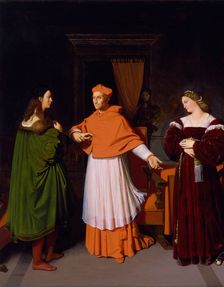 The Betrothal of Raphael and the Niece of Cardinal Bibbiena, 1813-14. Creator: Jean-Auguste-Dominique Ingres