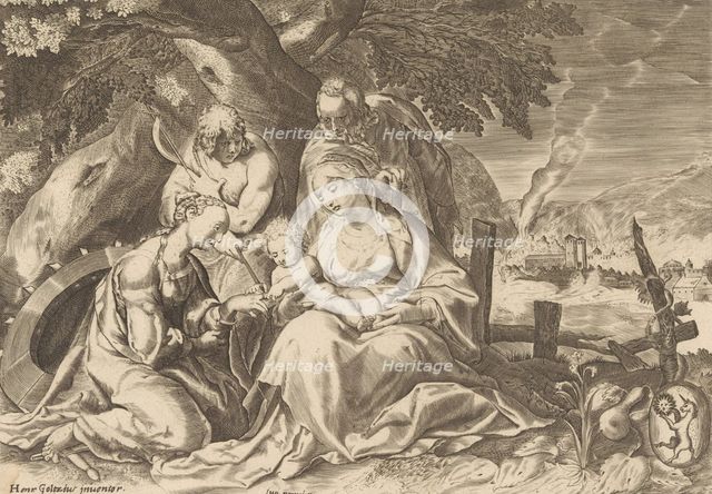The Betrothal of Saint Catherine. Creator: Nicolas Perrey.