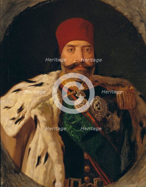The Bey of Tunis, Sid Muhammed Es Sadok, 1862. Creator: Johan Fredrik Hockert.