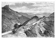 The Bhor Ghat, near Khandala, India, 1895.Artist: Taylor