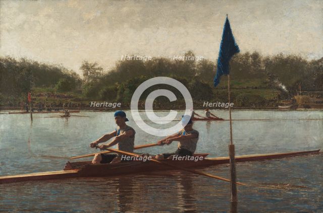 The Biglin Brothers Turning the Stake, 1873. Creator: Thomas Eakins (American, 1844-1916).