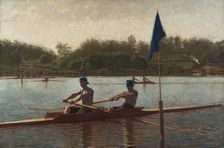 The Biglin Brothers Turning the Stake, 1873. Creator: Thomas Eakins (American, 1844-1916)
