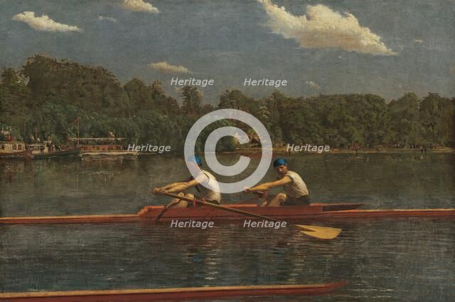 The Biglin Brothers Racing, 1872. Creator: Thomas Eakins.