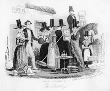 The Bidding 19th century.Artist: Newman & Co