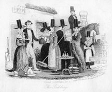 The Bidding 19th century.Artist: Newman & Co