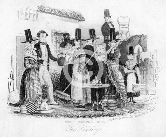 'The Bidding', 19th century.Artist: Newman & Co