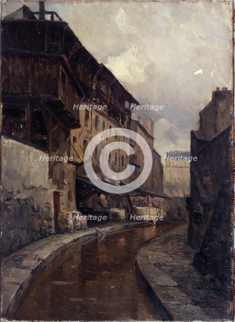 The Bievre, rue de Valence, c1900. Creator: Germain Eugene Bonneton.