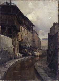 The Bievre, rue de Valence, c1900. Creator: Germain Eugene Bonneton
