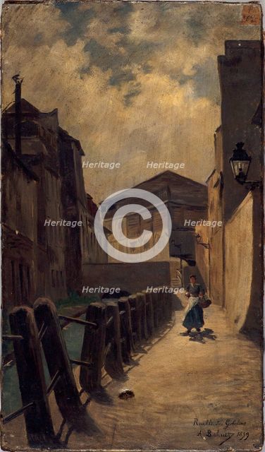 The Bievre, ruelle des Gobelins, 1899. Creator: Alfred Louis Bahuet.