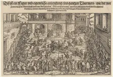 The big tournament in Vienna, 1565. Creator: Amman, Jost (1539-1591)