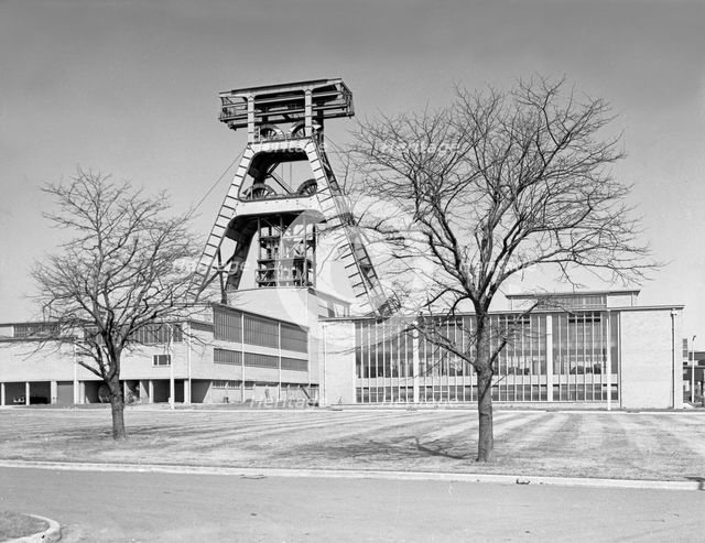 The Big A, Hem Heath Colliery, Trentham, Staffordshire, 1960.  Creator: Michael Walters.