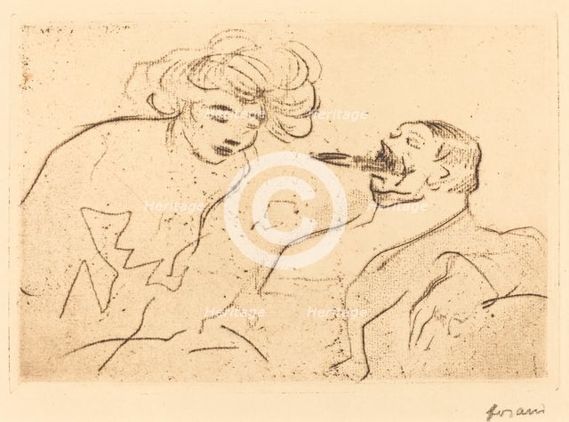 The Big Cigar, 1909. Creator: Jean Louis Forain.