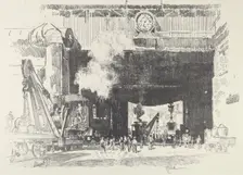 The Big Gate of the Big Shop, 1916. Creator: Joseph Pennell